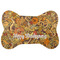 Thanksgiving Bone Shaped Dog Food Mat (Large) (Personalized)