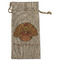 Thanksgiving Large Burlap Gift Bag - Front