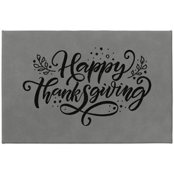 Thanksgiving Large Gift Box w/ Engraved Leather Lid