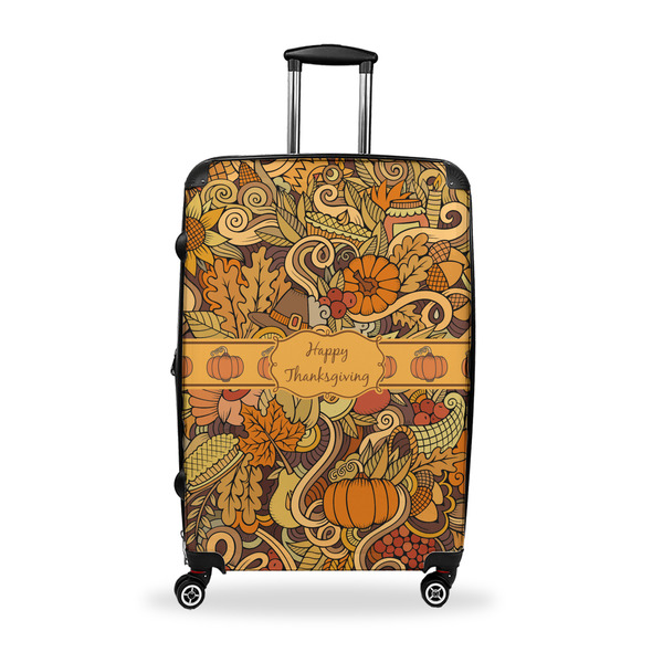Custom Thanksgiving Suitcase - 28" Large - Checked