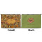 Thanksgiving Large Zipper Pouch Approval (Front and Back)