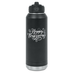 Thanksgiving Water Bottles - Laser Engraved