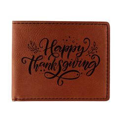 Thanksgiving Leatherette Bifold Wallet