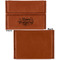 Thanksgiving Leather Business Card Holder Front Back Single Sided - Apvl