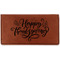 Thanksgiving Leatherette Checkbook Holder - Double Sided