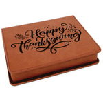 Thanksgiving Leatherette 4-Piece Wine Tool Set