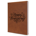 Thanksgiving Leatherette Journal - Large - Single Sided