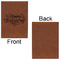 Thanksgiving Leatherette Journal - Large - Single Sided - Front & Back View