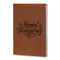 Thanksgiving Leatherette Journals - Large - Double Sided - Angled View