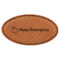 Thanksgiving Leatherette Oval Name Badges with Magnet - Main