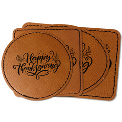 Thanksgiving Faux Leather Iron On Patch
