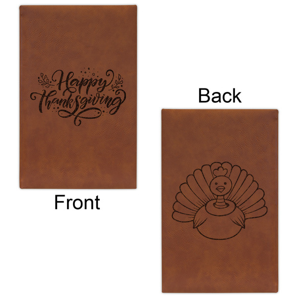 Thanksgiving Leatherette Sketchbooks - Small - Double Sided - Front & Back View