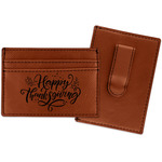 Thanksgiving Leatherette Wallet with Money Clip