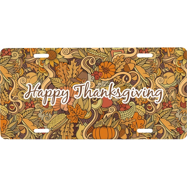 Custom Thanksgiving Front License Plate (Personalized)