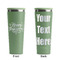 Thanksgiving Light Green RTIC Everyday Tumbler - 28 oz. - Front and Back