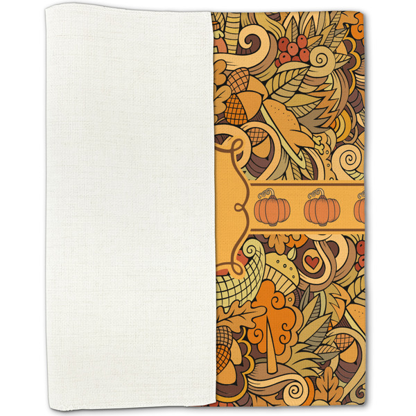 Thanksgiving Linen Placemat - Folded Half