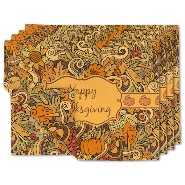 Custom Thanksgiving Linen Placemat