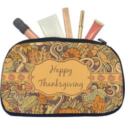 Thanksgiving Makeup / Cosmetic Bag - Medium (Personalized)