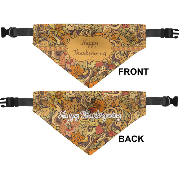 Thanksgiving Medium Dog Bandana Approval