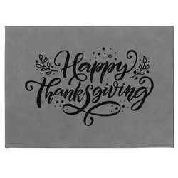 Thanksgiving Medium Gift Box w/ Engraved Leather Lid