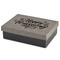 Thanksgiving Medium Gift Box with Engraved Leather Lid - Front/main