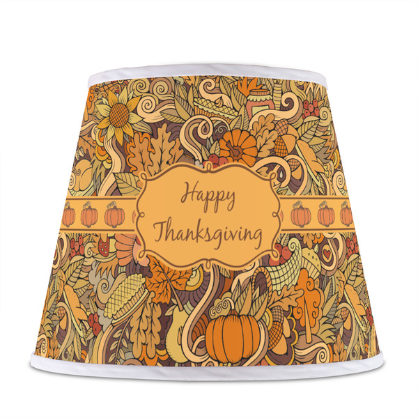 Thanksgiving Poly Film Empire Lampshade - Front View