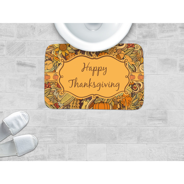 Thanksgiving Memory Foam Bath Mat - LIFESTYLE