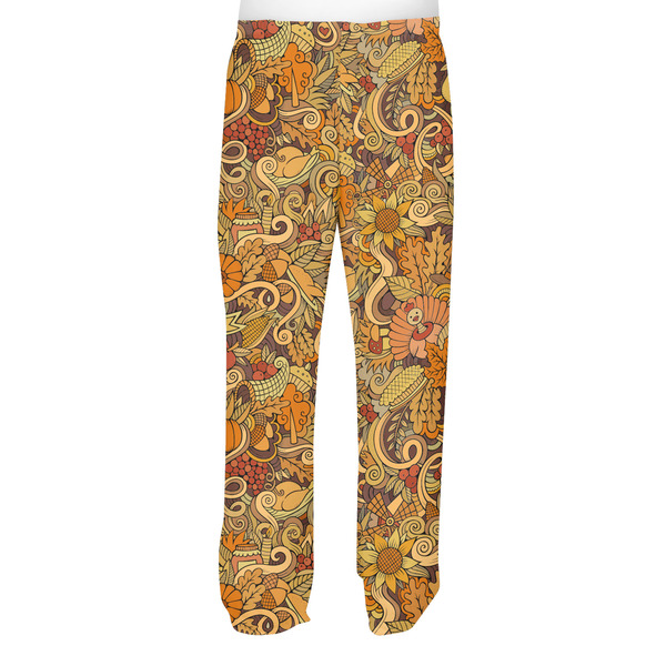 Thanksgiving Men's Pjs Back - on model