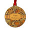 Thanksgiving Metal Ball Ornament - Front