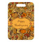 Thanksgiving Metal Luggage Tag - Front Without Strap