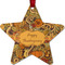 Thanksgiving Metal Star Ornament - Front