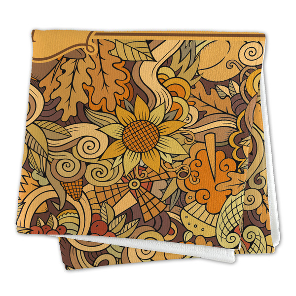 Thanksgiving Microfiber Dish Rag - FOLDED (square)