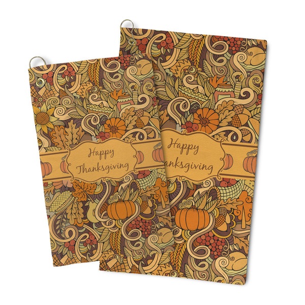 Thanksgiving Microfiber Golf Towel - PARENT/MAIN