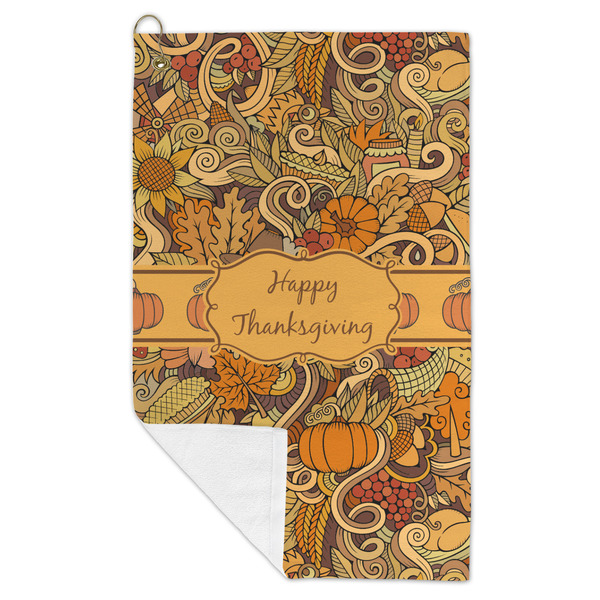 Thanksgiving Microfiber Golf Towels - FOLD