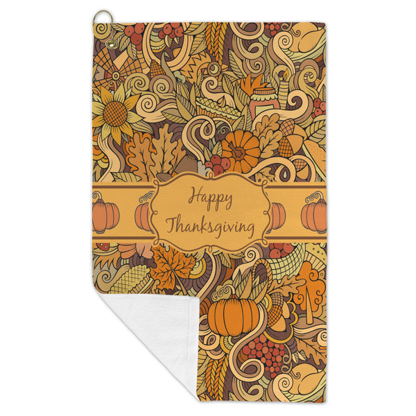 Thanksgiving Microfiber Golf Towels - FOLD
