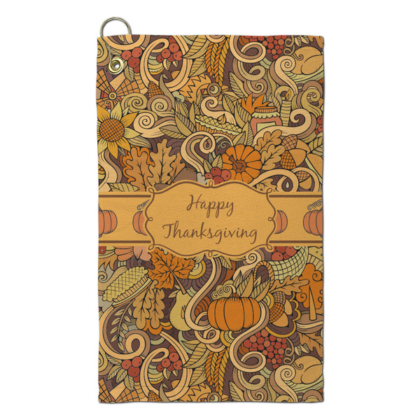 Custom Thanksgiving Microfiber Golf Towel - Small