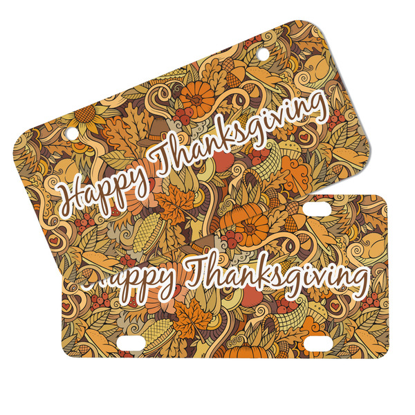 Thanksgiving Mini License Plates - MAIN (4 and 2 Holes)