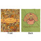 Thanksgiving Minky Blanket - 50"x60" - Double Sided - Front & Back