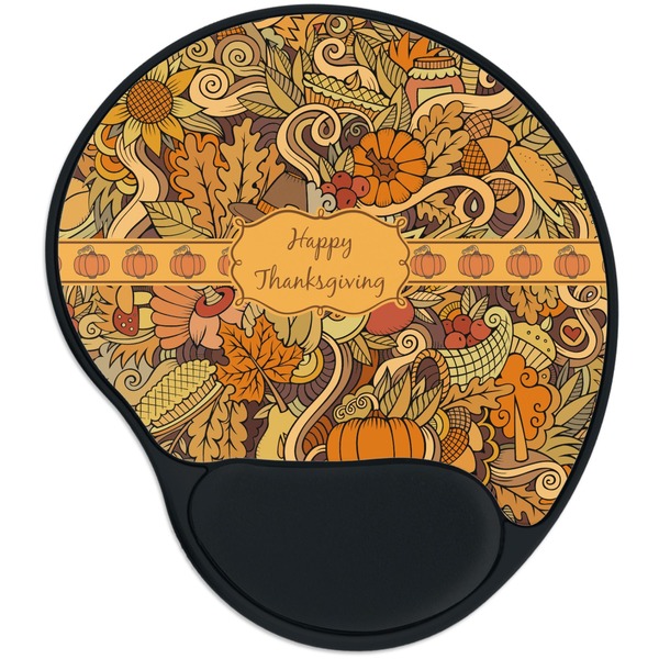 Custom Thanksgiving Mouse Pad with Wrist Support