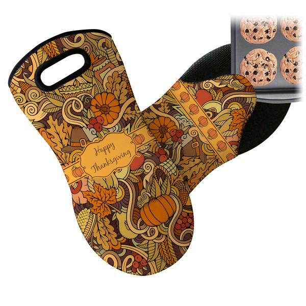 Thanksgiving Neoprene Oven Mitt