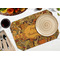 Thanksgiving Octagon Placemat - Single front (LIFESTYLE) Flatlay