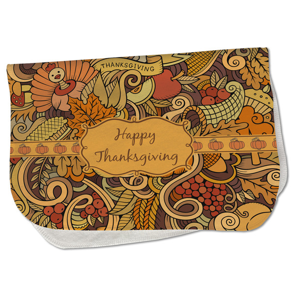 Custom Thanksgiving Burp Cloth - Fleece