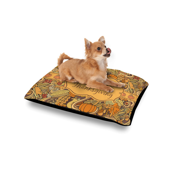 Thanksgiving Outdoor Dog Beds - Small - IN CONTEXT