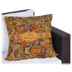 Thanksgiving Outdoor Pillow - 16" (Personalized)