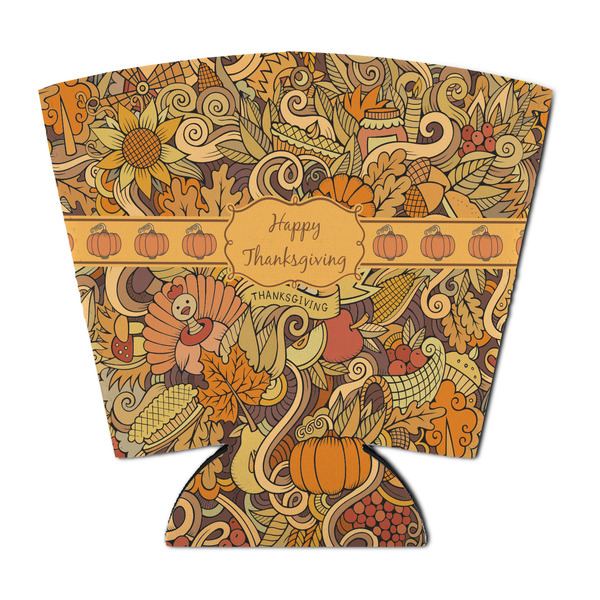 Custom Thanksgiving Party Cup Sleeve - with Bottom