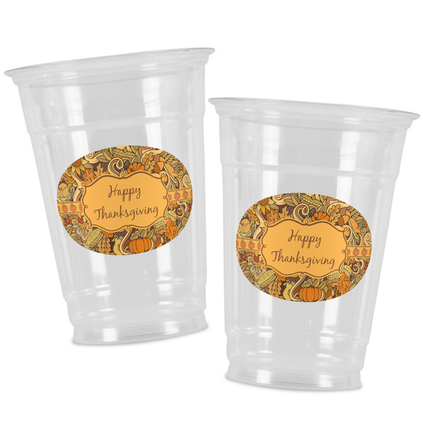 Thanksgiving Party Cups - 16oz - Alt View