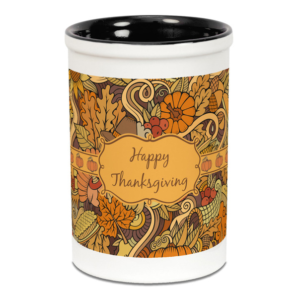 Thanksgiving Pencil Holder - Black