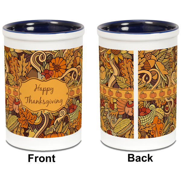 Thanksgiving Pencil Holder - Blue - approval