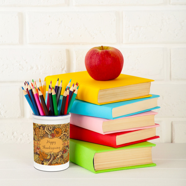 Thanksgiving Pencil Holder - LIFESTYLE pencil