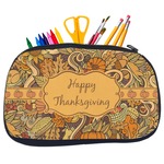 Thanksgiving Neoprene Pencil Case - Medium